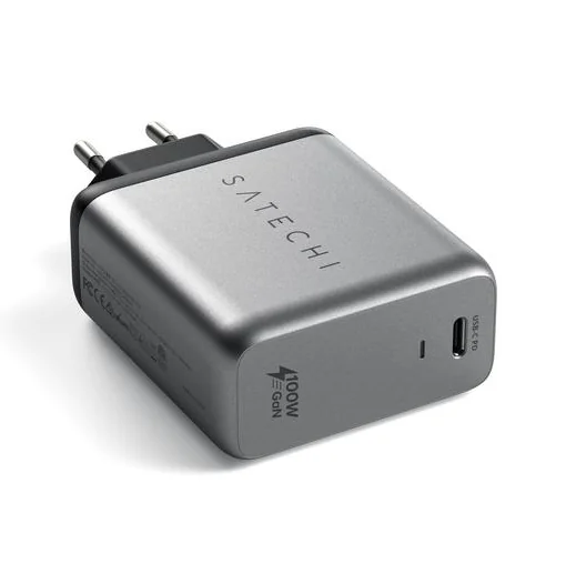 Сетевое зарядное устройство Satechi мощностью 100 Вт (USB-C) (GaN) — купить в интернет-магазине Bazaplay
