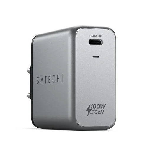 Сетевое зарядное устройство Satechi мощностью 100 Вт (USB-C) (GaN) — купить в интернет-магазине Bazaplay