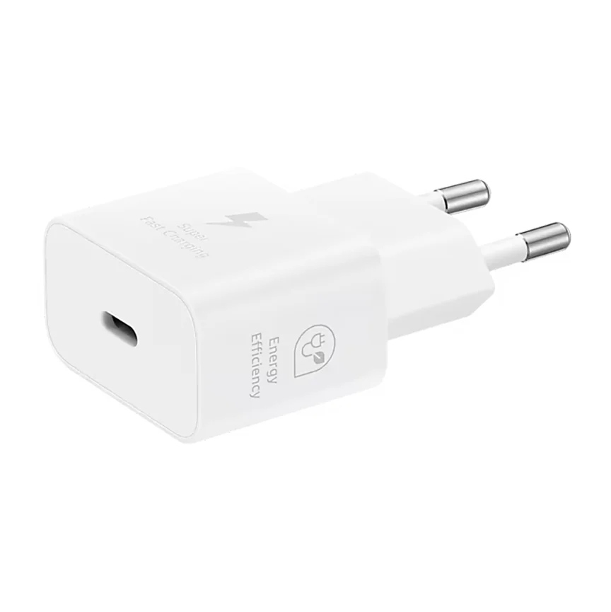 Сетевое зарядное устройство Samsung мощностью 25 Вт (USB-C) (GaN) (EP-T2510) — купить в интернет-магазине Bazaplay