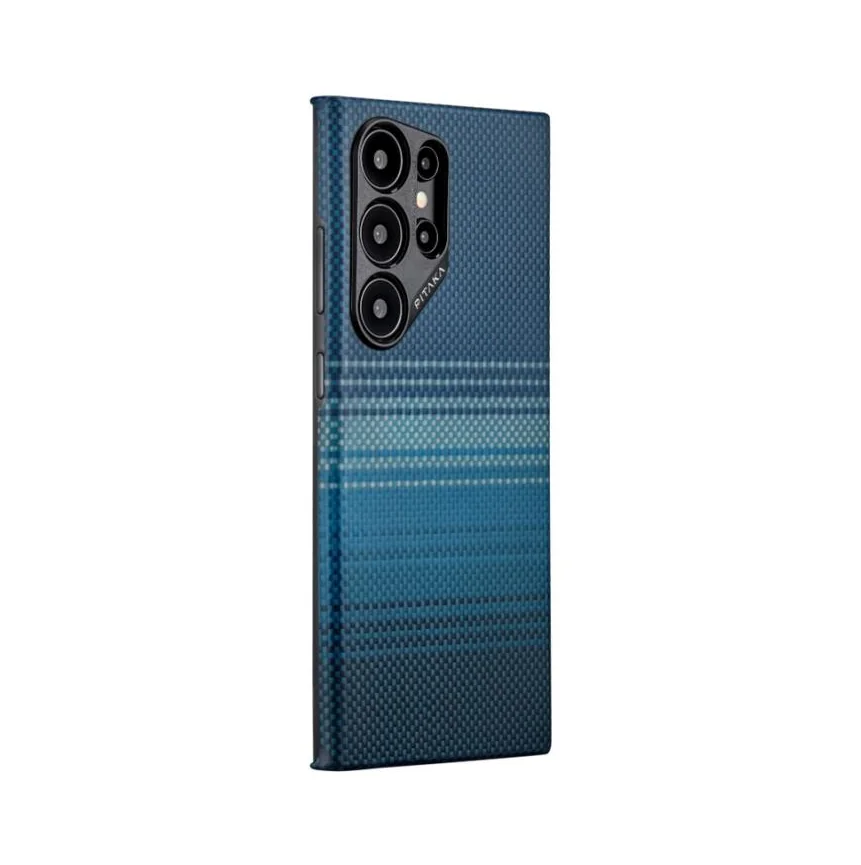 Арамидный чехол MagSafe PITAKA Sunset Moonrise Tactile Woven Case для Samsung Galaxy S24 Ultra (Moonrise) — купить в интернет-магазине Bazaplay
