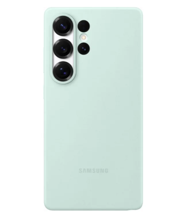Чехол Samsung Silicone Case для Samsung Galaxy S25 Ultra (Мятный) — купить в интернет-магазине Bazaplay