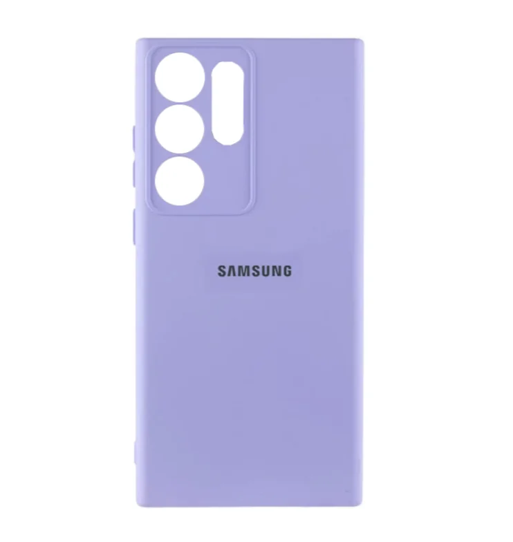 Чехол силиконовый Silicon Cover для Samsung Galaxy S25 Ultra (Лавандовый) — купить в интернет-магазине Bazaplay