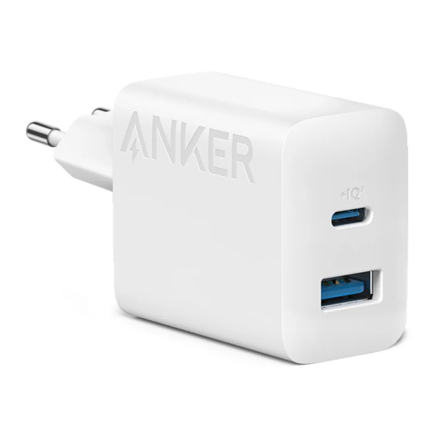 Сетевое зарядное устройство Anker 312 мощностью 20 Вт (USB-C, USB-A) — купить в интернет-магазине Bazaplay