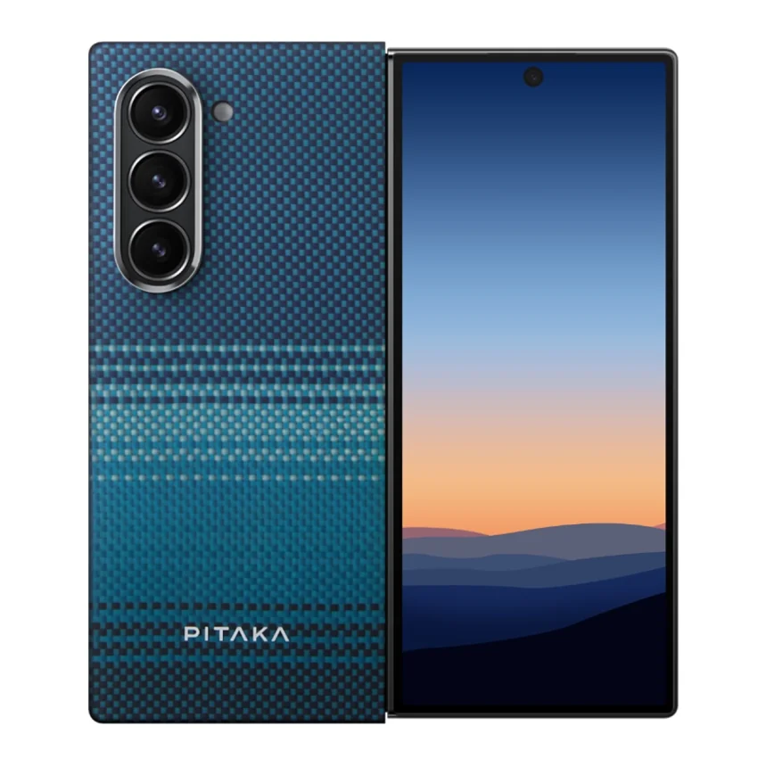 Арамидный чехол MagSafe PITAKA Sunset Moonrise Tactile Woven Case для Samsung Galaxy Z Fold6 (Moonrise) — купить в интернет-магазине Bazaplay