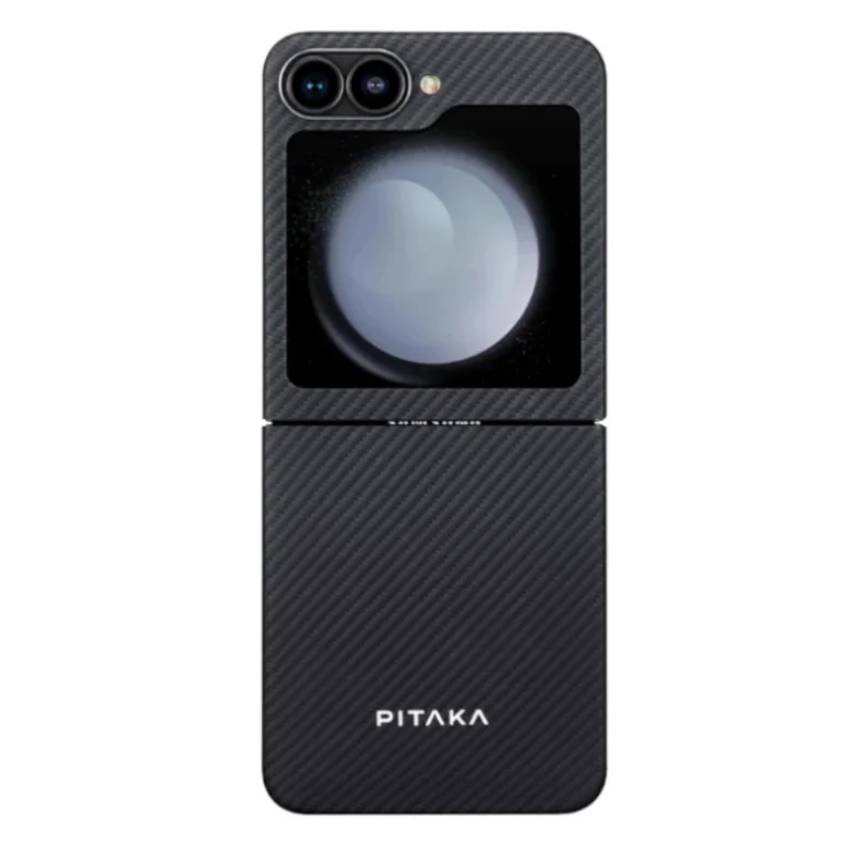 Чехол Pitaka MagEZ Case 5 для Samsung Galaxy Z Flip6/Flip 7 FE (Черно-серый) — купить в интернет-магазине Bazaplay