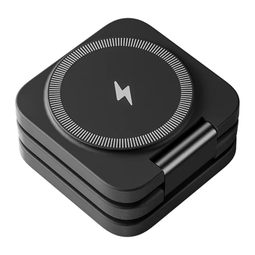 Складная зарядная станция MagSafe Benks JuicePod для iPhone, Apple Watch и AirPods (Black) — купить в интернет-магазине Bazaplay