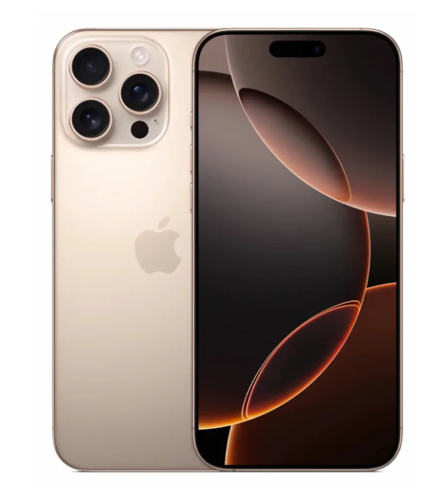 Телефон Apple iPhone Pro Max 16 512Gb SIM+eSIM (Desert Titanium) (Без RuStore) — купить в интернет-магазине Bazaplay