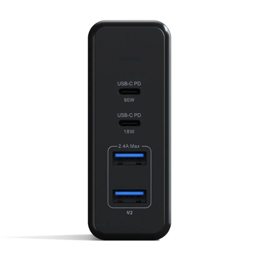 Сетевое зарядное устройство Satechi мощностью 108 Вт (2 USB-C, 2 USB-A) — купить в интернет-магазине Bazaplay