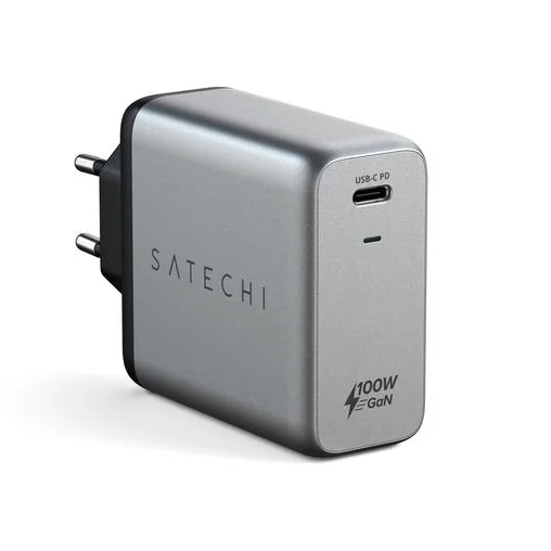 Сетевое зарядное устройство Satechi мощностью 100 Вт (USB-C) (GaN) — купить в интернет-магазине Bazaplay