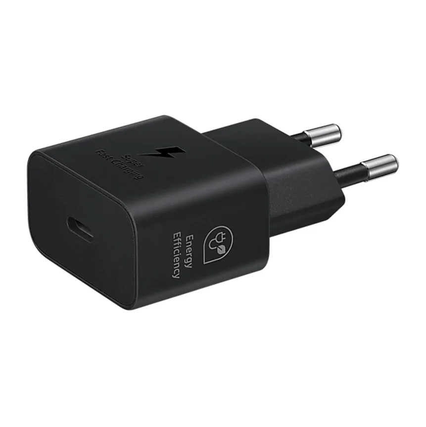 Сетевое зарядное устройство Samsung Duo мощностью 35 Вт (USB-C, USB-A) (EP-TA220) (Black) — купить в интернет-магазине Bazaplay