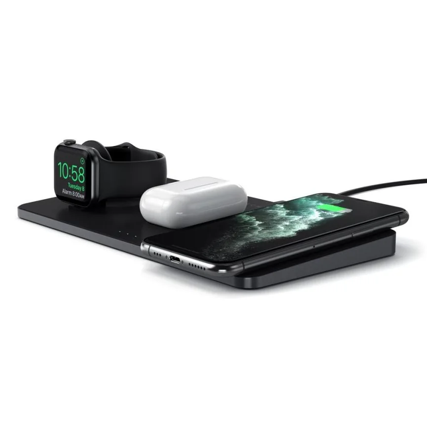 Зарядная станция MagSafe Satechi для iPhone, Apple Watch и AirPods — купить в интернет-магазине Bazaplay