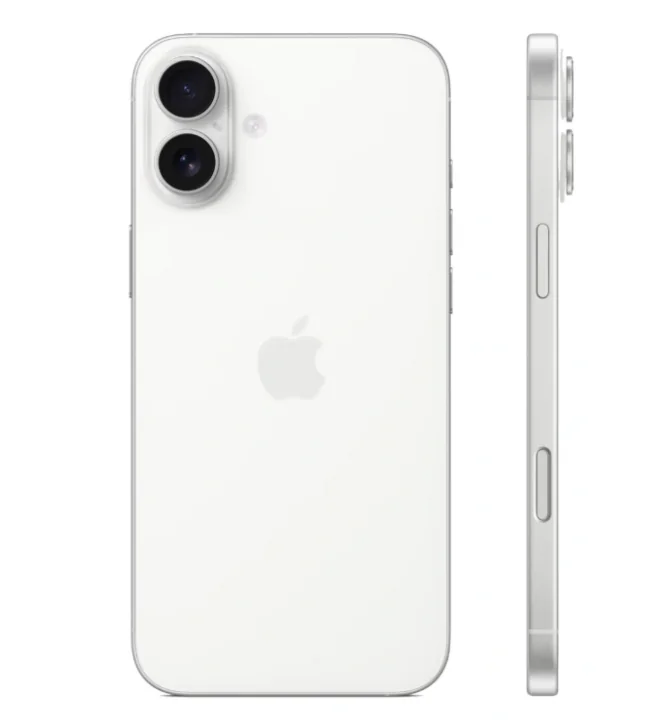 Телефон Apple iPhone 16 128Gb SIM+eSIM (White) (Без RuStore) — купить в интернет-магазине Bazaplay